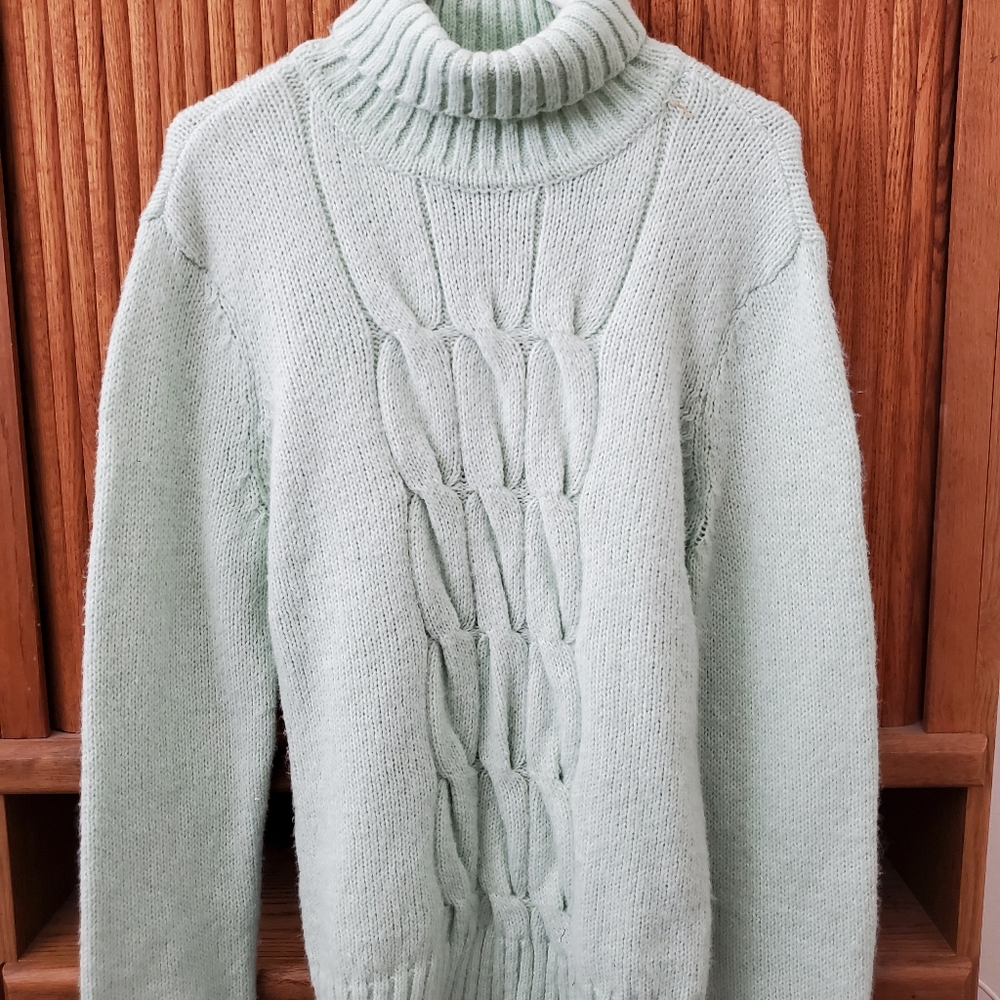 New York & Company mint green sweater